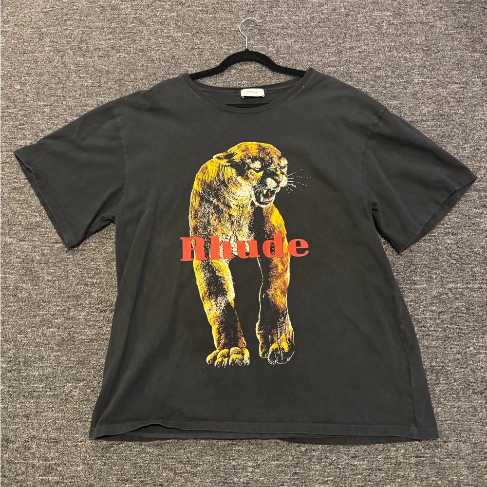 Rhude Black Graphic T-Shirt Men’s